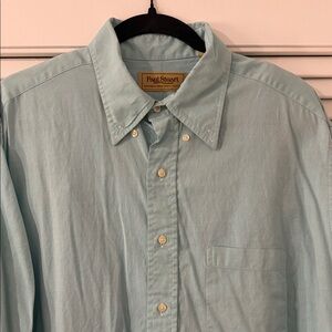 Paul Stuart Pale Blue Casual Button-Down Shirt